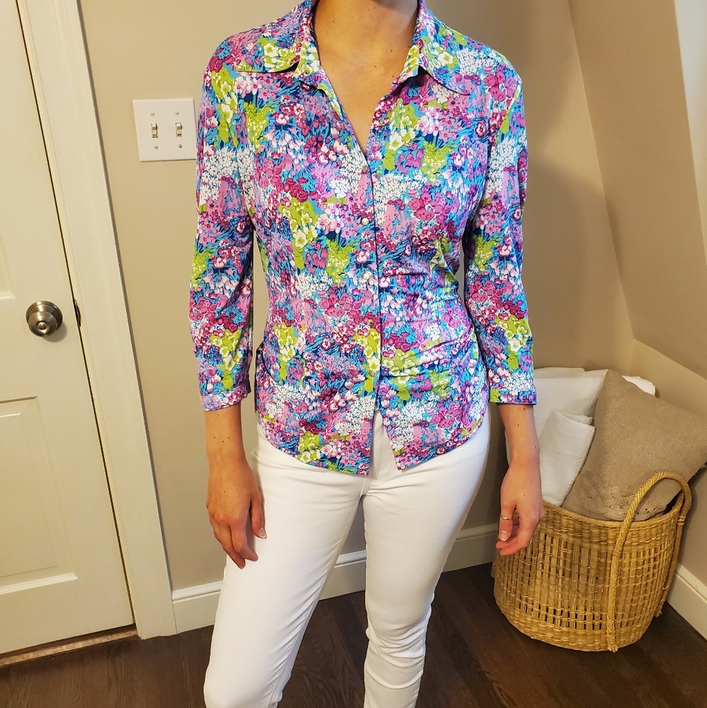 Vertigo Paris floral print top